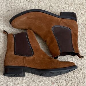 Womens Duchess Thursday Boot Co Brown Leather Chelsea Boots